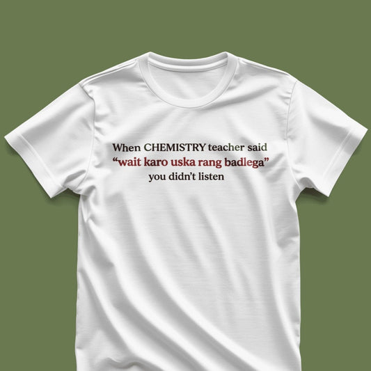 'Uska Rang badlega' t-shirt