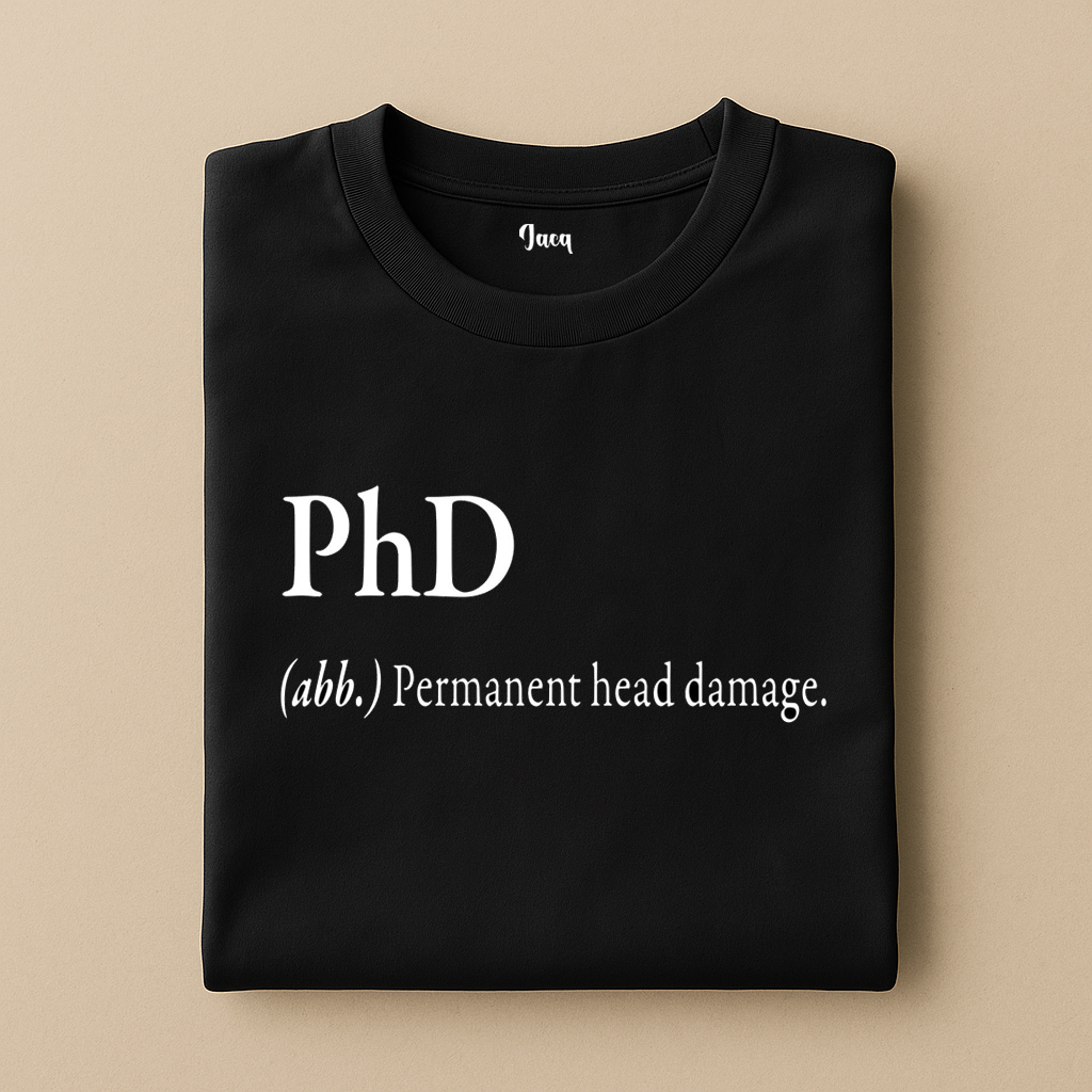 PhD t-shirt